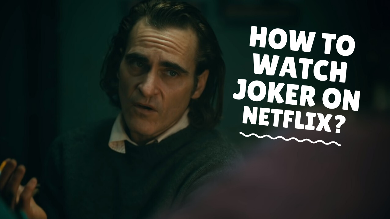 Joker movie discount available on netflix